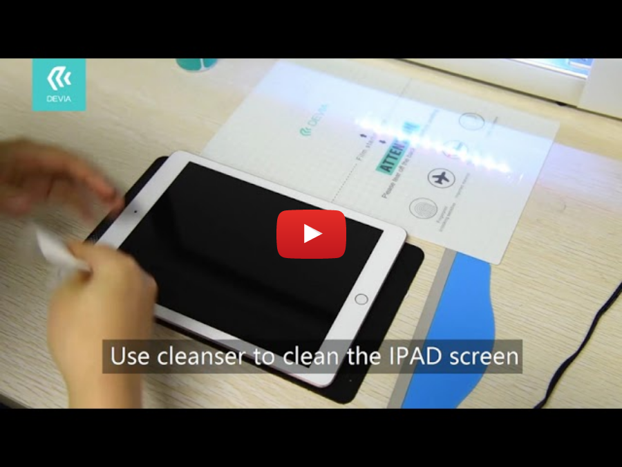 Operation Video of iPad Front Film